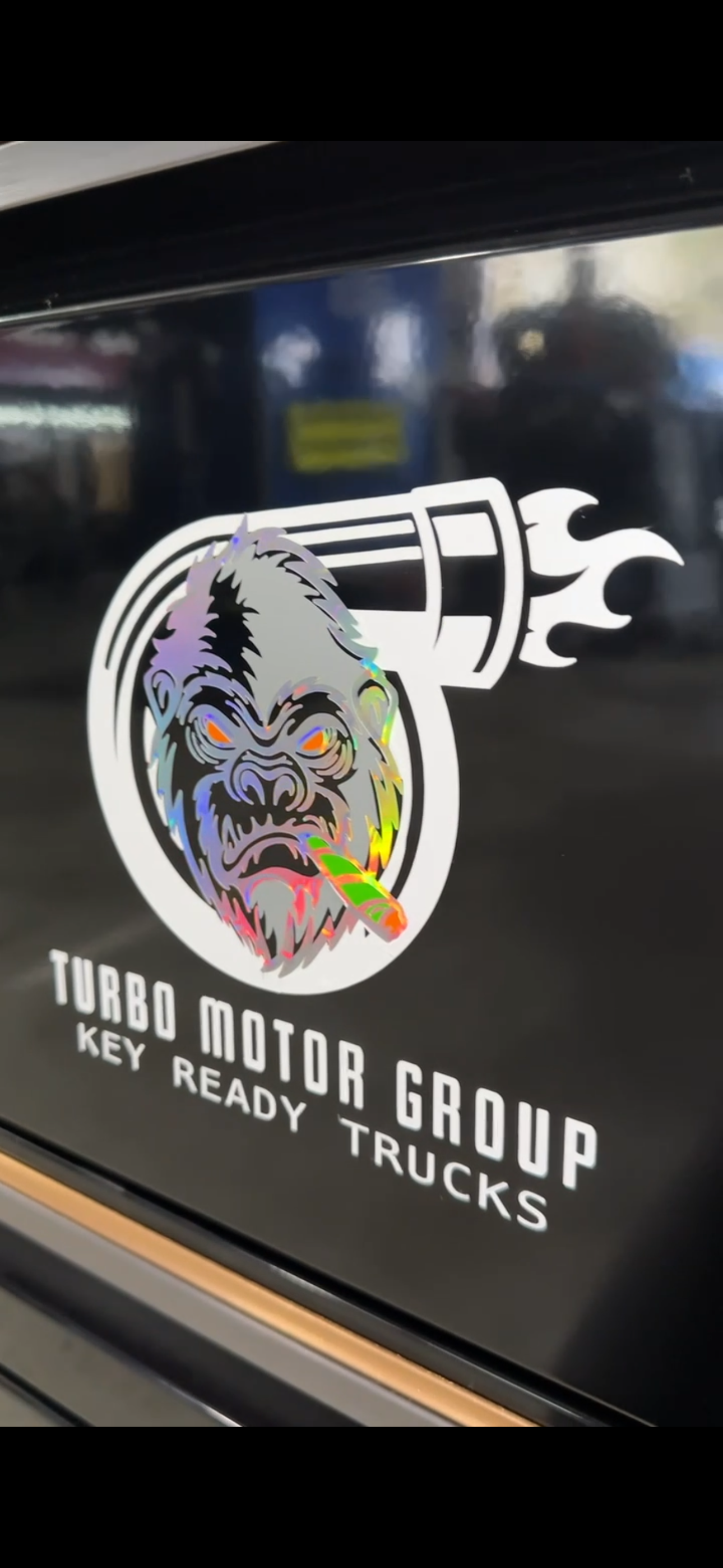 HOLOGRAPHIC LOGO CAR DECAL