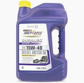 ROYAL PURPLE 15W-40 DURALEC SUPER SYNTHETIC CK-4 ENGINE OIL